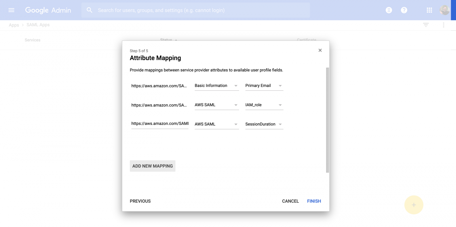 Amazon Web Services SSO authentication with Google GSuite | Deductive Labs